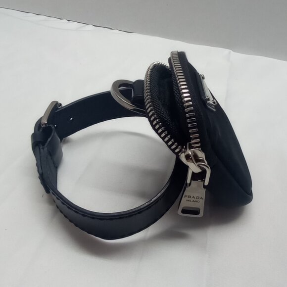 PRADA Tessuto Nylon Pocket Wristlet Pouch – Black - Picture 3 of 15